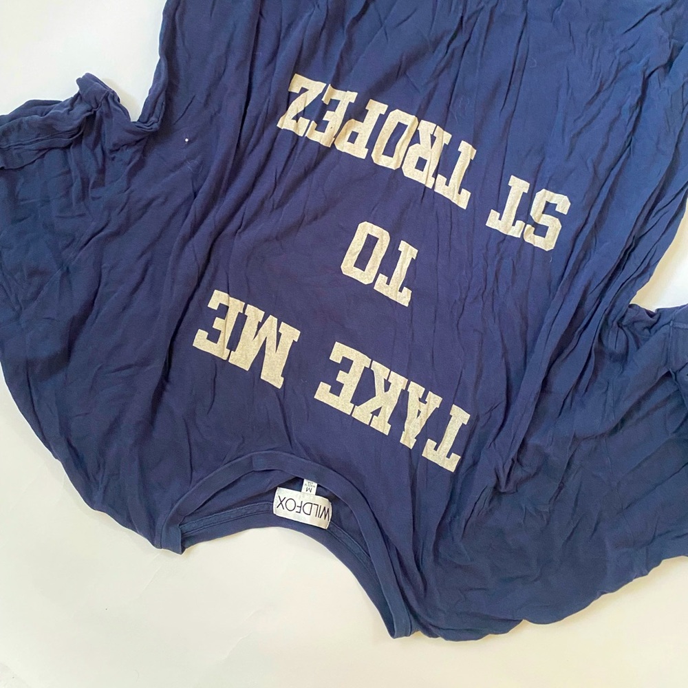 WILDFOX - 'Take me to St.Tropez' - Oversized Tee